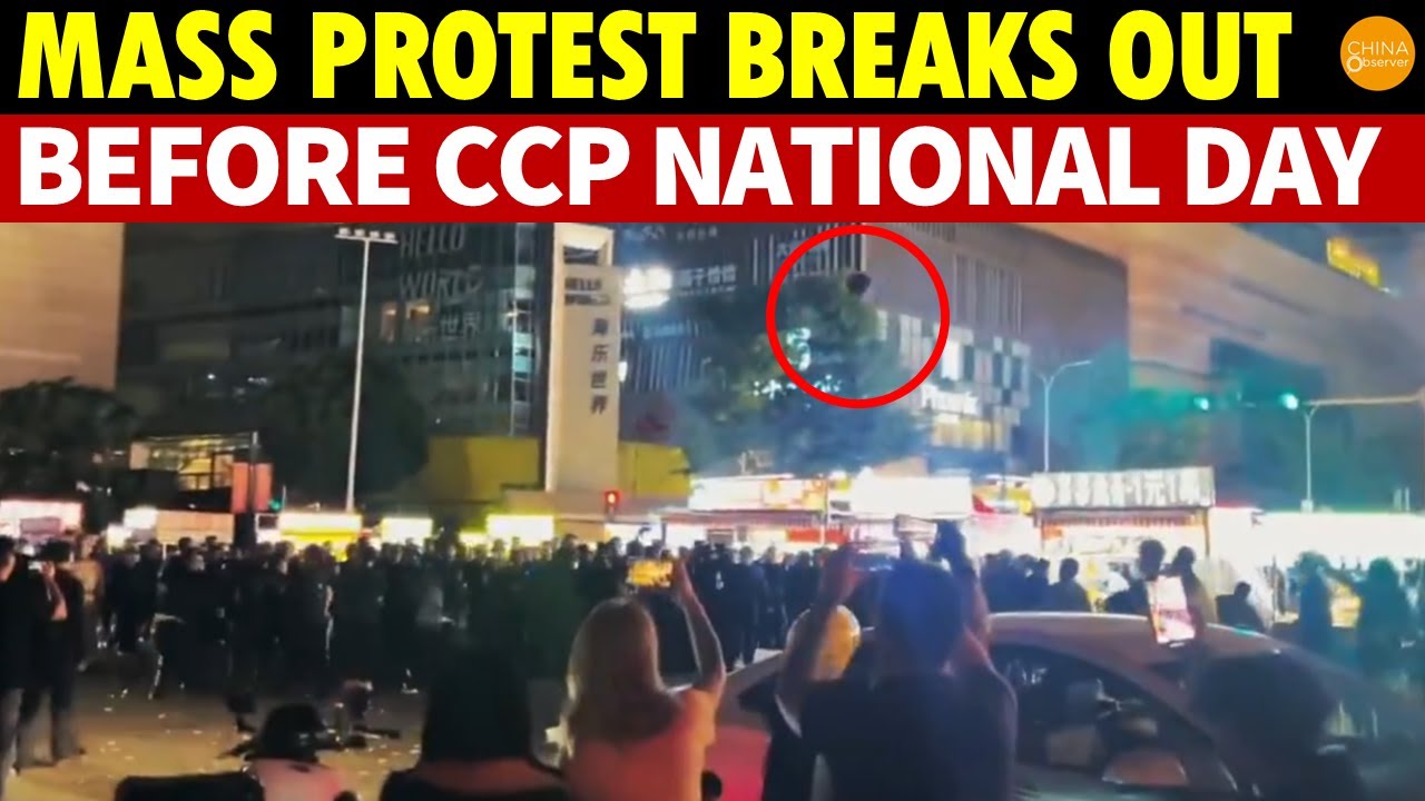 Before China’s National Day, A Powder Keg Explodes! Hundreds of Vendors Clash with Police for 6 Hrs