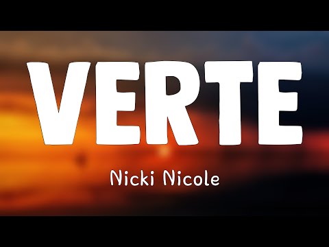Verte ft. Dread Mar I, Bizarrap - Nicki Nicole (Lyrics Video) ❤️