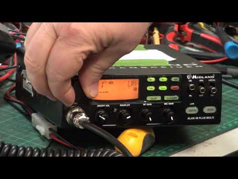 Midland 48+ multi UK CE MultiNorm CB radio (mobile) - On The Air Test