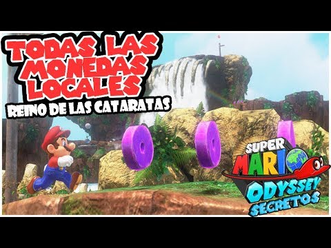 Secretos y Trucos Super Mario Odyssey #5 - Todas las monedas locales del Reino de las cataratas