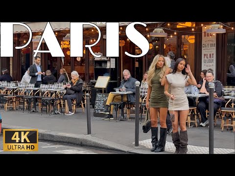 [🇫🇷Paris France 4K 120FPS Walking Tour] Paris Late Autumn Walk 06/NOVEMBER/2025