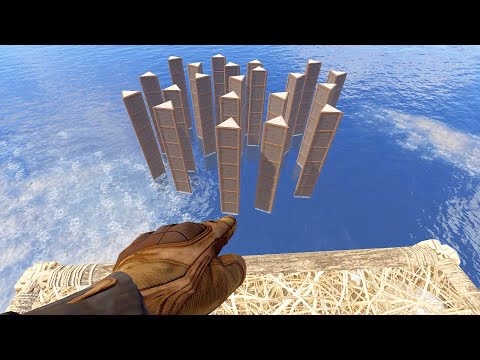 solo RAIDING the first EVER BASE made out of... PILLARS?