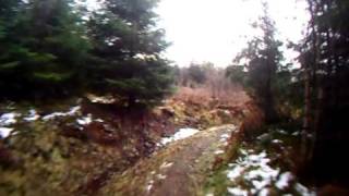 preview picture of video 'Balblair blue mountain bike track'