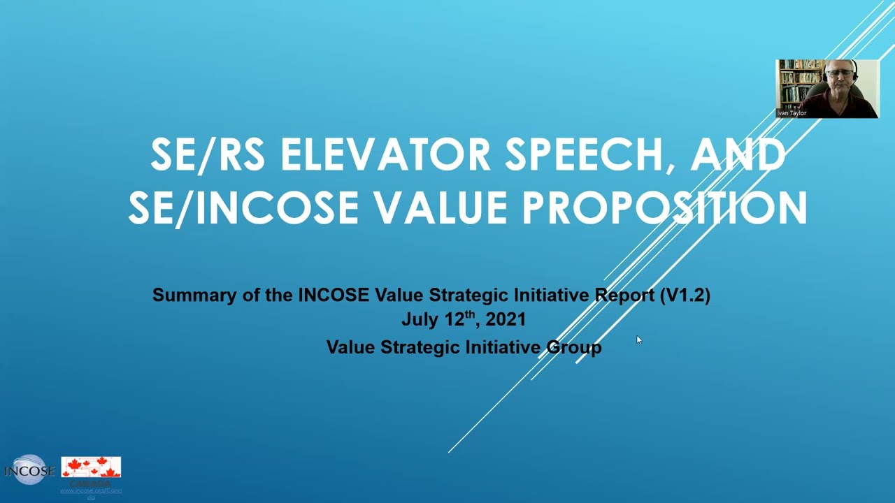 The Systems Engineering and INCOSE Value Proposition