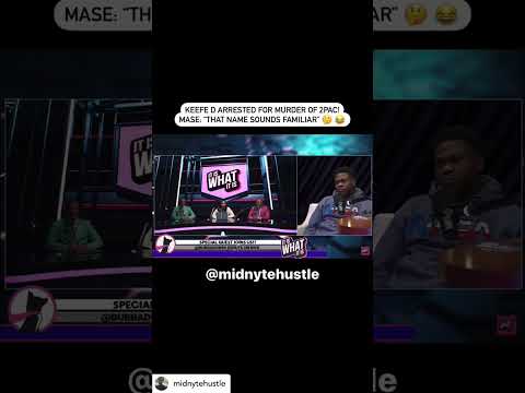 Mase Sends Subliminal Diss At DIDDY for ties to Keefe D and 2PAC Murder! #itiswhatitis