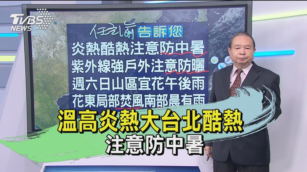 溫高炎熱大台北酷熱 注意防中暑