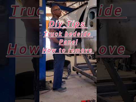 Diy- how to remove truck bedside panel Tony@Bussalime #automobile