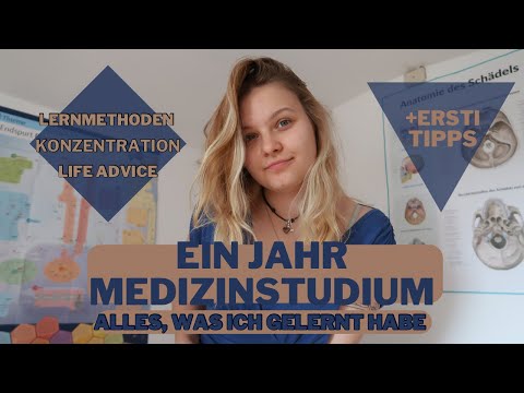 ALLES, was ich in einem Jahr Medizinstudium gelernt habe💙||Lernen, Konzentration, Life||Ersti Tipps