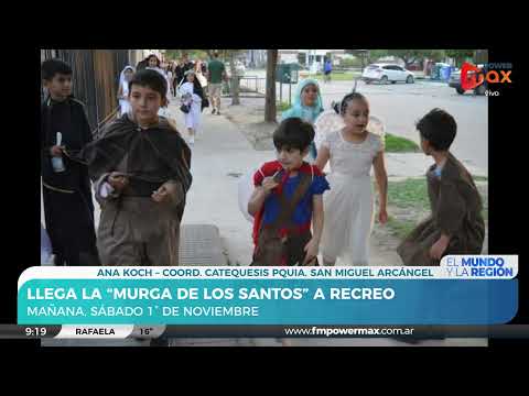 Llega a Recreo una nueva edición de la "Murga de los santos" | Ana Koch - Coord. Catequesis
