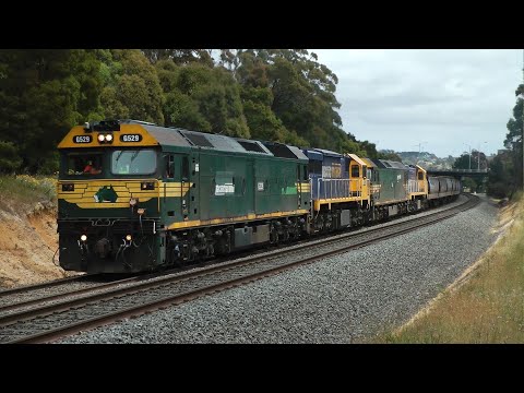 Intermodal and Grain Trains in the West: Australian Trains