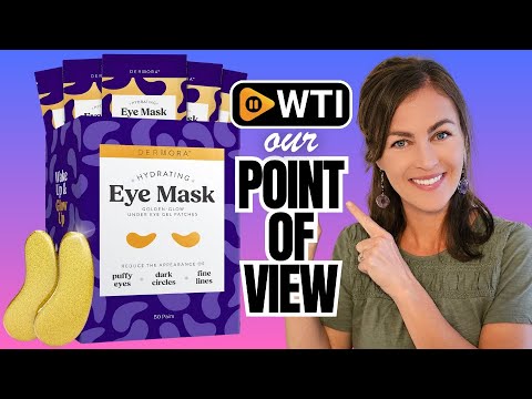 DERMORA Golden Glow Under Eye Patches (50 Pairs Eye Gels) - Rejuvenating Treatment for Dark Circles - WTI product video review