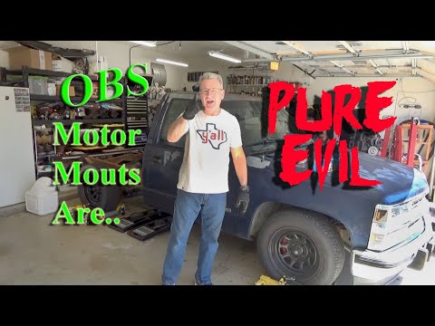 Chevy OBS V6 to 454 swap Part 1 Motor Mounts and BB Springs