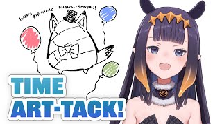 Thumbnail for 【DRAWING】Time ART-tack!!!!?! (3:13:55)