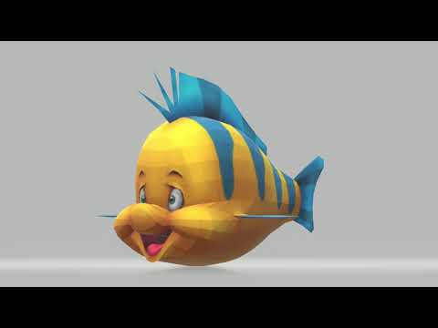 Flounder 3D model