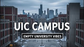 UNIVERSITY OF ILLINOIS CHICAGO🎓 | UIC | Winter break 2026, empty campuses | Partial campus tour 4k