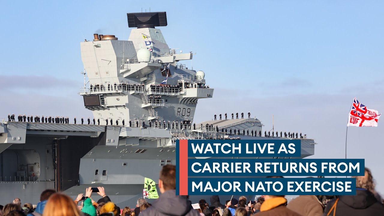 In full: HMS Prince of Wales returns home from major Nato exercise