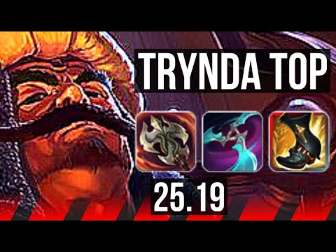 TRYNDAMERE vs YORICK (TOP) | Rank 5 Trynda | KR Grandmaster | 25.19