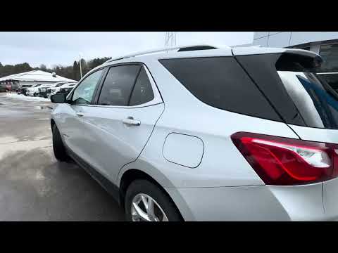 2018 Chevrolet Equinox FWD 4dr Premier w/1LZ in Silver for sale at Boyer Chevrolet Buick GMC Bancroft in Bancroft, ON