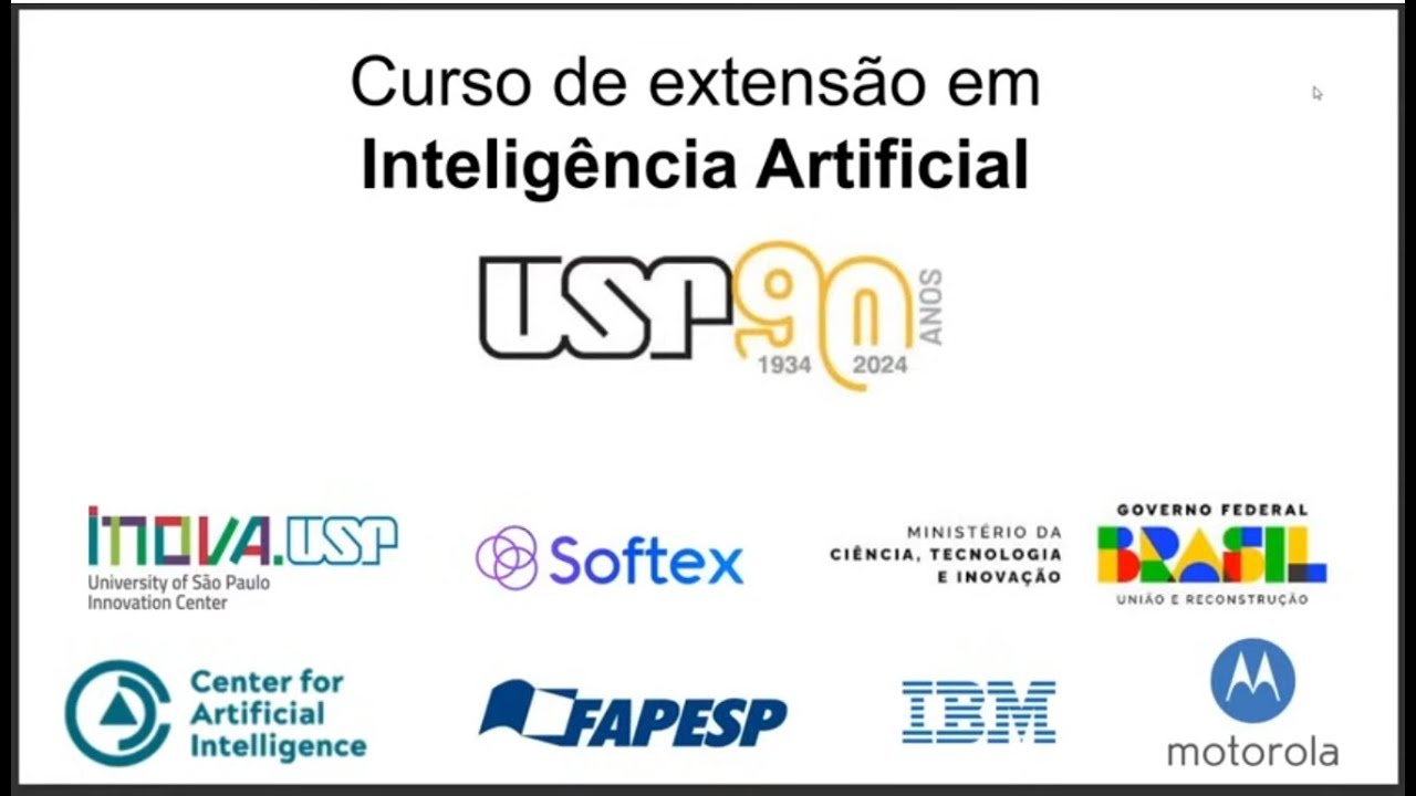 Inteligência artificial - Curso comemorativo dos 90 anos da USP