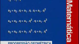 A 15 - Progressão Geométrica I - Matemática - Vestibulando Digital
