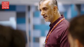 Dr Sarju Patel and Hannah Cox