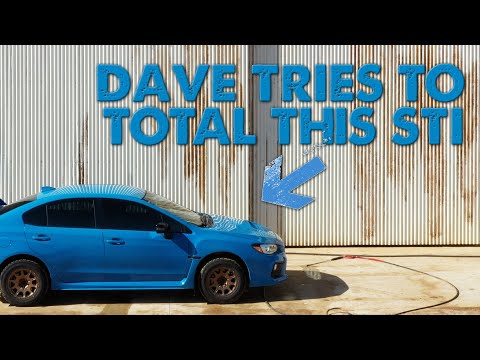 Daily Driven STi Rally Car - Dave listens to America and tries to total a mint Hyper Blue STi