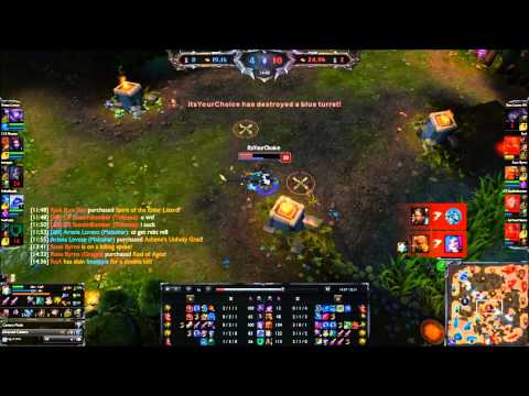 Sneaky Tristana & LemonNation Morgana vs. Imaqtpie Jinx & Meteos Elise - LoL Challenger NA SoloQ