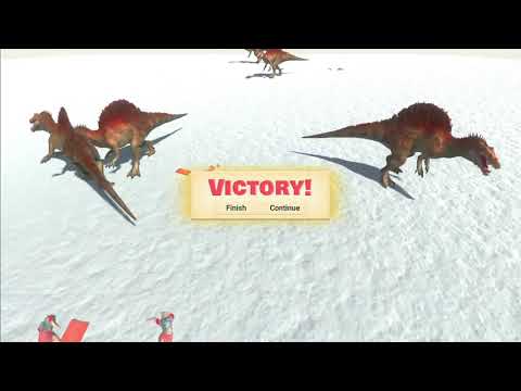 5 Spinosaurus vs 5x all units - Animal Revolt Battle Simulator