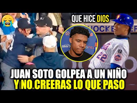 JUAN SOTO y 5 Beisbolistas GOLPEARON a un NIÑO en PLENO JUEGO | MLB