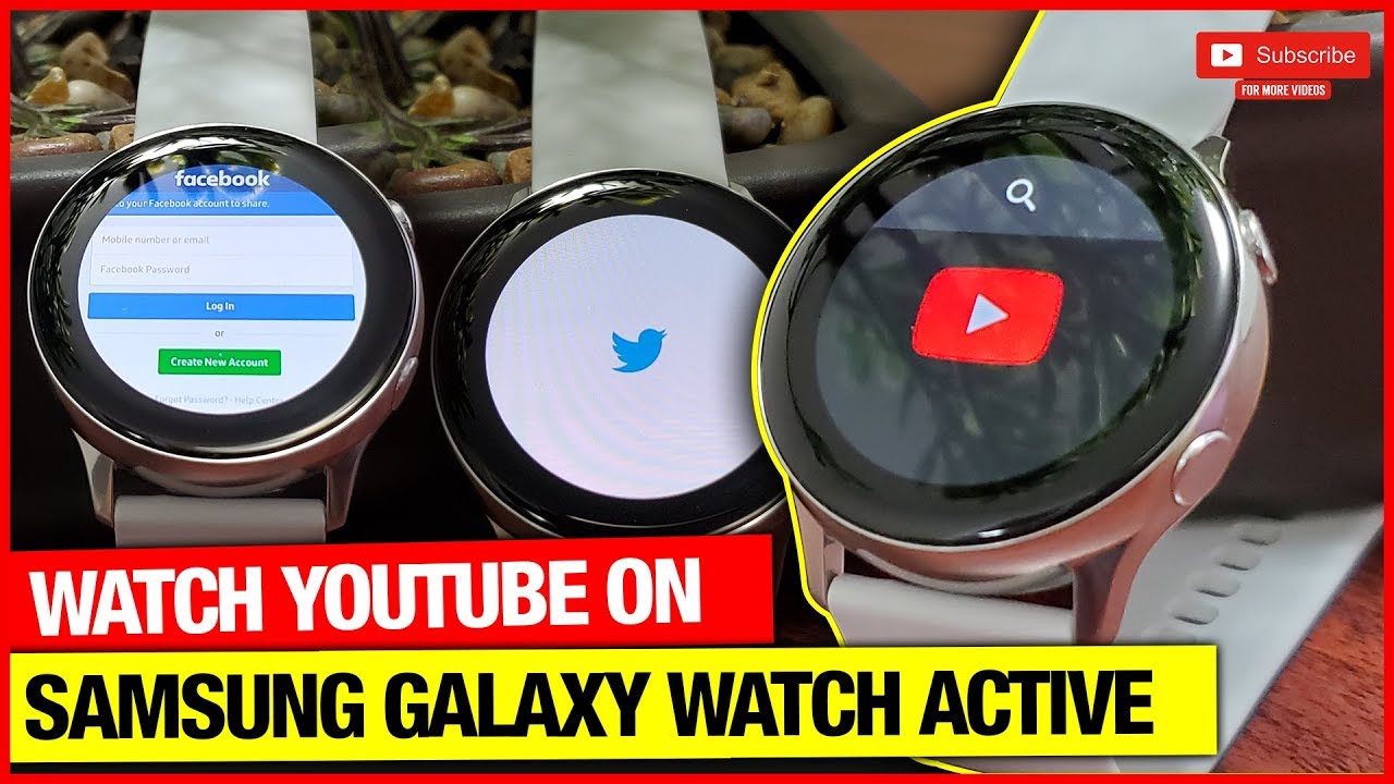 Watch Youtube On Galaxy Watch 3 & Active 2🤟