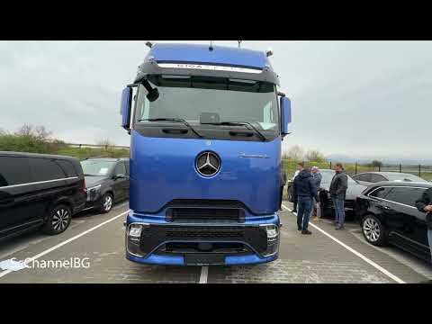 Thumbnail for Mercedes Actros L 1853 Giga Space (2025) First Look -Interior, exterior Engine Start and Short Drive by Motorcycle, Car, Vehicle, Van