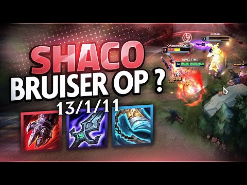 I'M TESTING A BRUISER BUILD ON SHACO! The new OP build? Shaco vs Hecarim