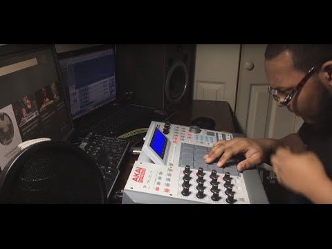 citythebeatmaster making a beat - Master of the MPC episode 6 " The Master of Finger Drumming "