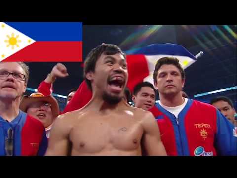 Manny pacquiao " long introduction " The one and only 8 divisionPound for pound Greatest of all time