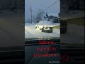 Sienna Hybrid AWD In Snowstorm