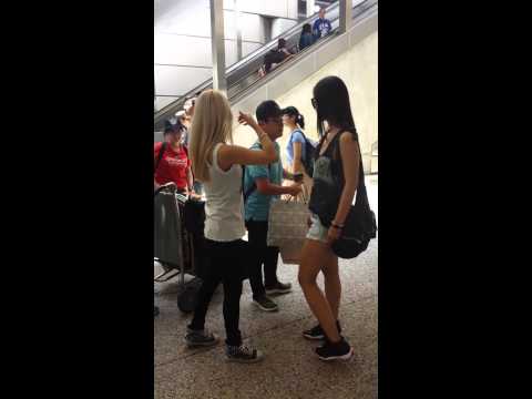 130630 Yuri & Hyoyeon Arrival to LAX