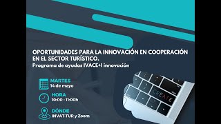 Oportunidades para la innovación en cooperación en el sector turístico