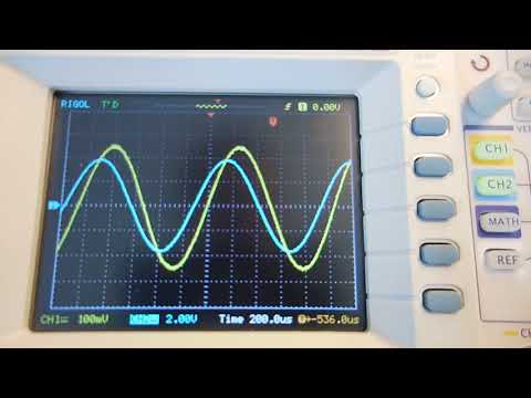 Sperrkreis - Demoversuch zur Phasenverschiebung von Strom und Spannung in einer LC-Rarallelschaltung