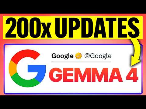 NEW Gemma 4 Update is INSANE thumbnail