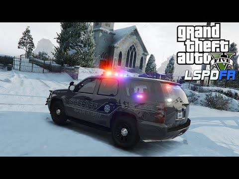 My First North Yankton Snow Patrol - GTA 5 LSPDFR POLICE MODS