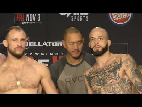 Bellator 186 Weigh Ins : Francis Healy vs  Frank Buenafuente