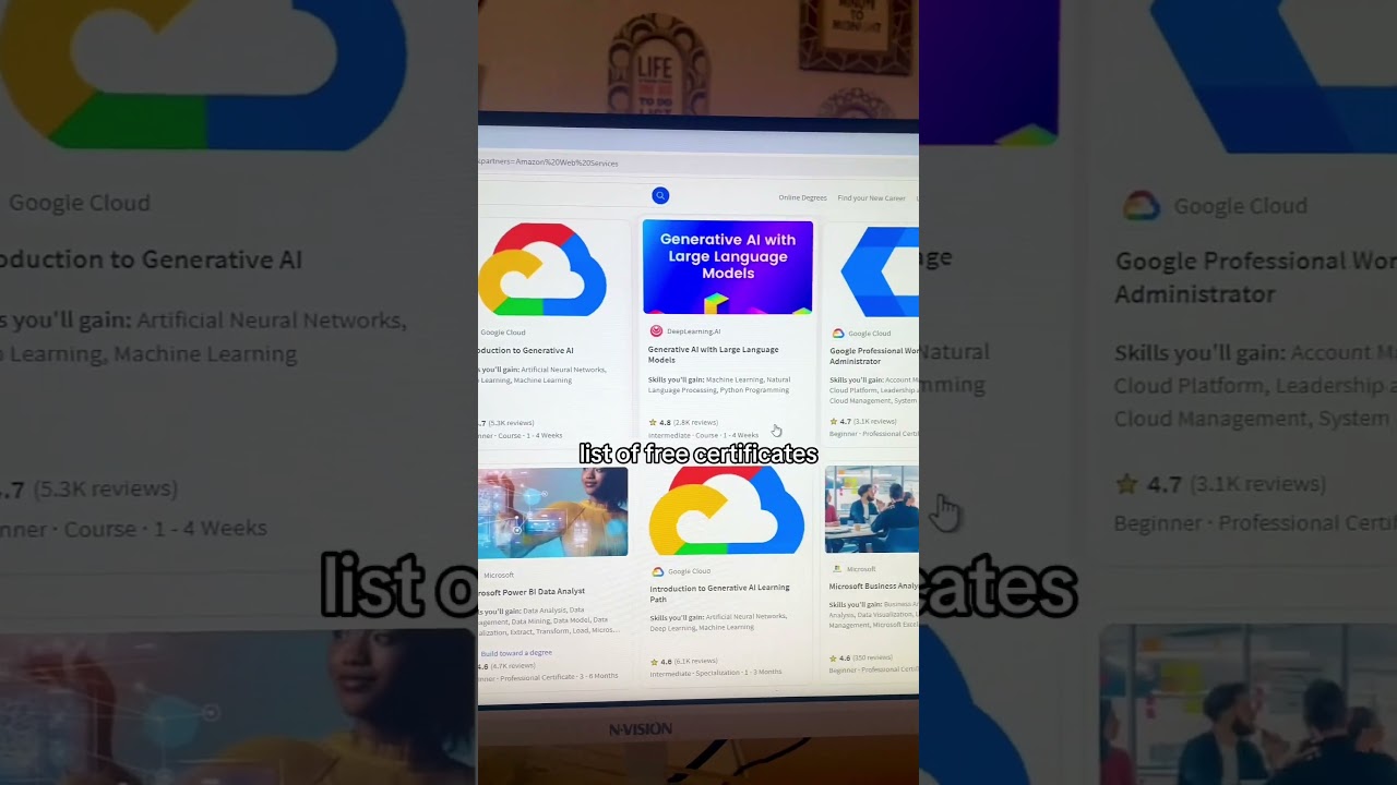 Get Free Certificates from Google, Microsoft & More! #freecourses