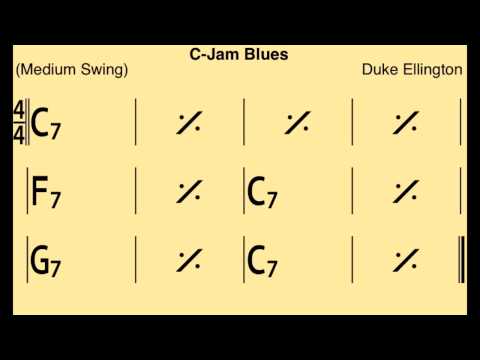 C-Jam Blues - Backing Track / Play-along