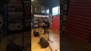 Maximo park books from boxes acoustic set at hmv Newcastle