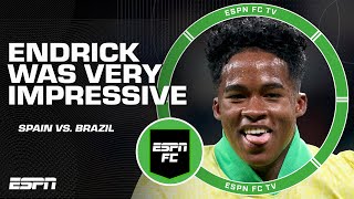 'HE LOOKS FANTASTIC!' - Luis Garcia on Endrick's performance in 3-3 draw vs. Spain | ESPN FC