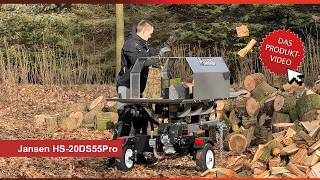 Jansen HS-20DS55 PRO, obojsmerná benzínová štiepačka