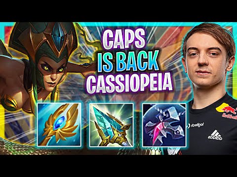 CAPS BRINGS BACK CASSIOPEIA! | G2 Caps Plays Cassiopeia Mid vs Kassadin! | Season 2023