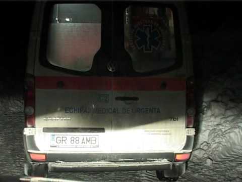 Deszăpezire la Onceşti, Giurgiu