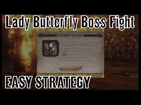 Sekiro Shadows Die Twice Phantom Lady Butterfly Boss Fight (Easy Strategy)
