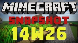 Minecraft Snapshot 14w26a / 14w26b - New World Type, Commands & More!